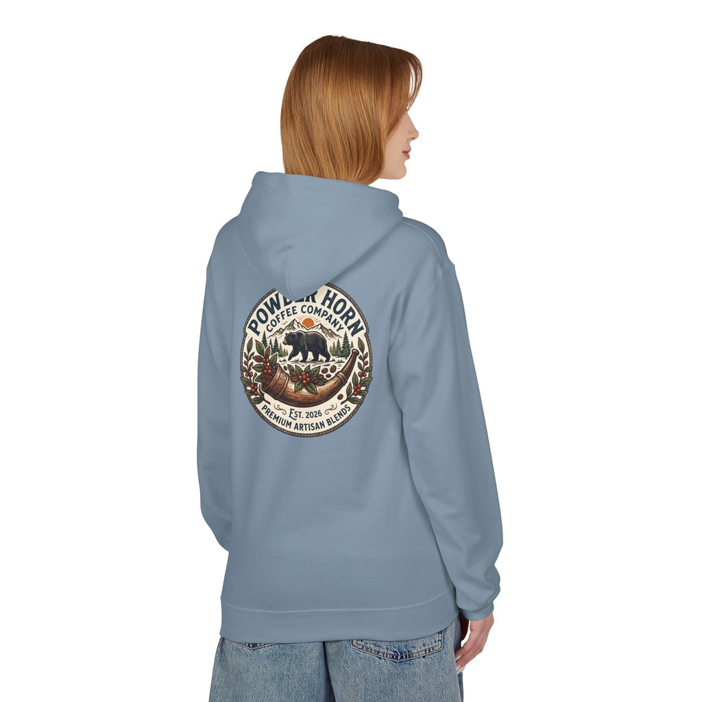 Powder Horn Bear Logo Hoodie