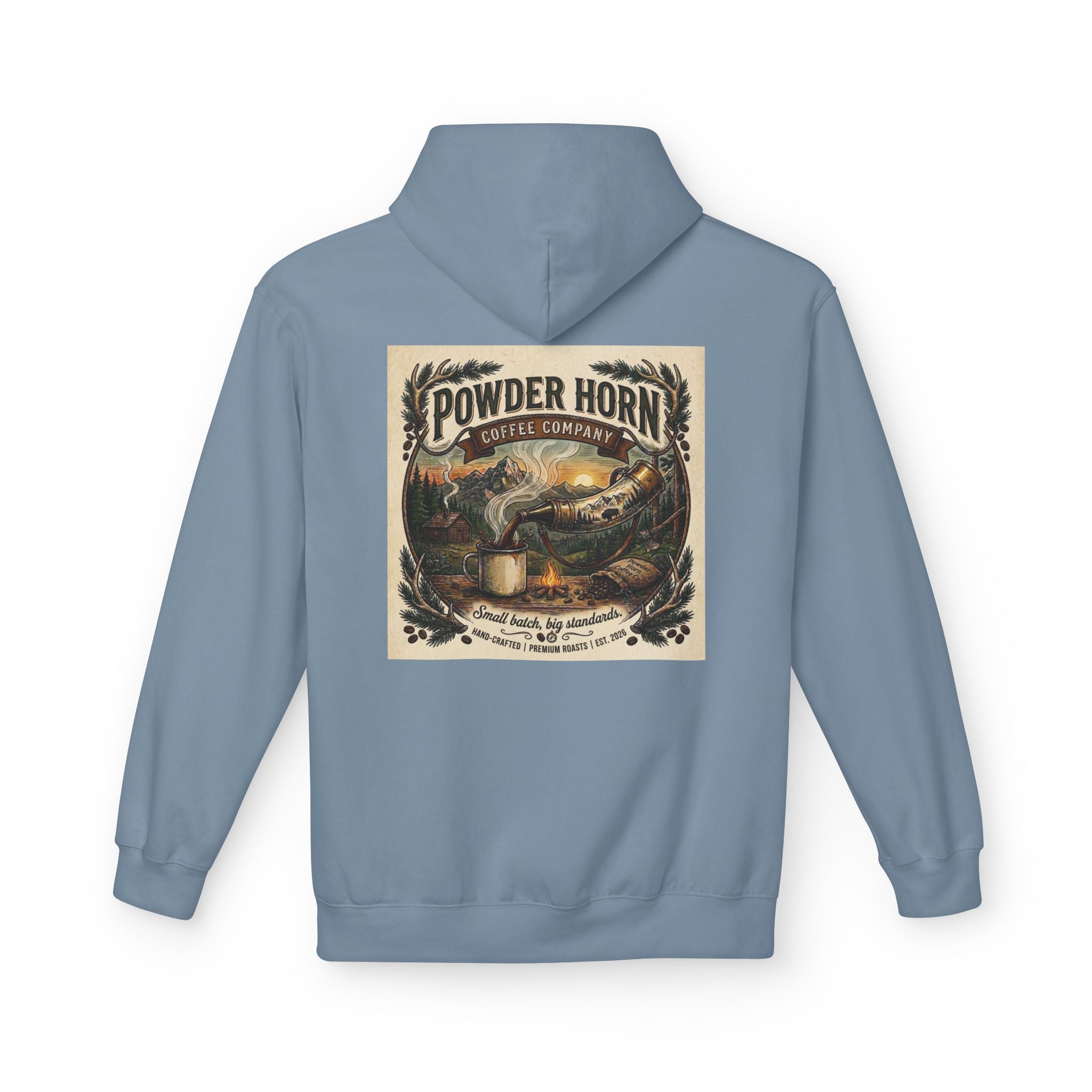 Powder Horn Vintage Hoodie