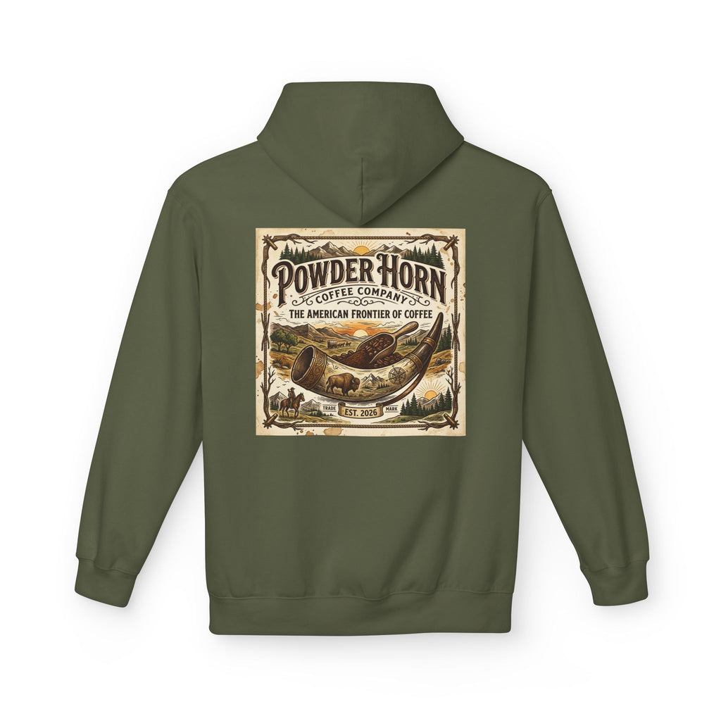 Powder Horn Graphic Hoodie / Frontier