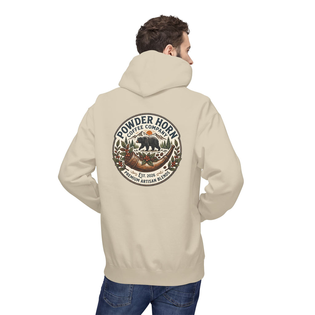 Powder Horn Bear Logo Hoodie