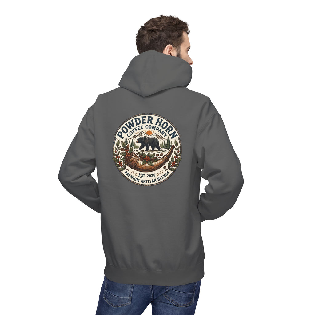 Powder Horn Bear Logo Hoodie