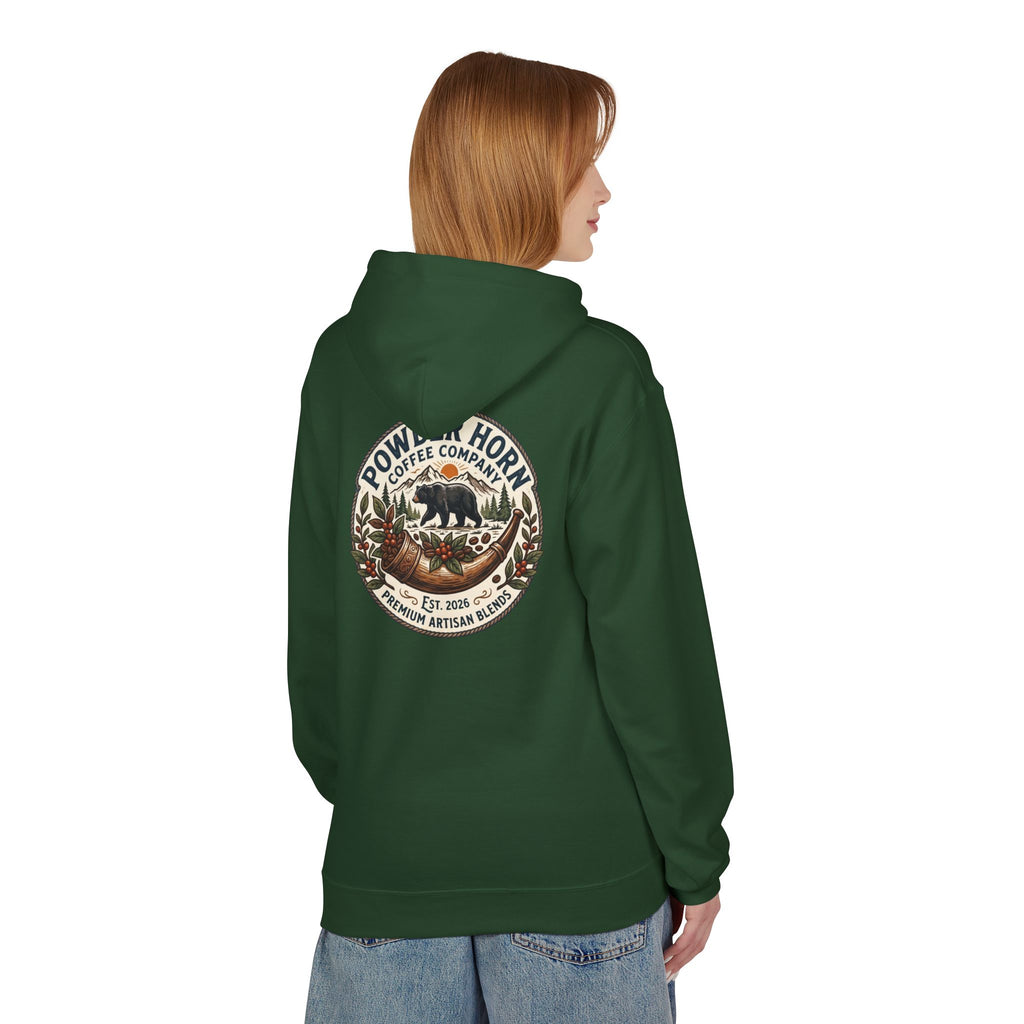 Powder Horn Bear Logo Hoodie