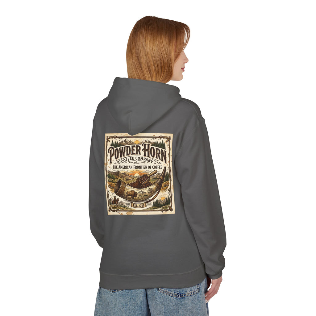 Powder Horn Graphic Hoodie / Frontier