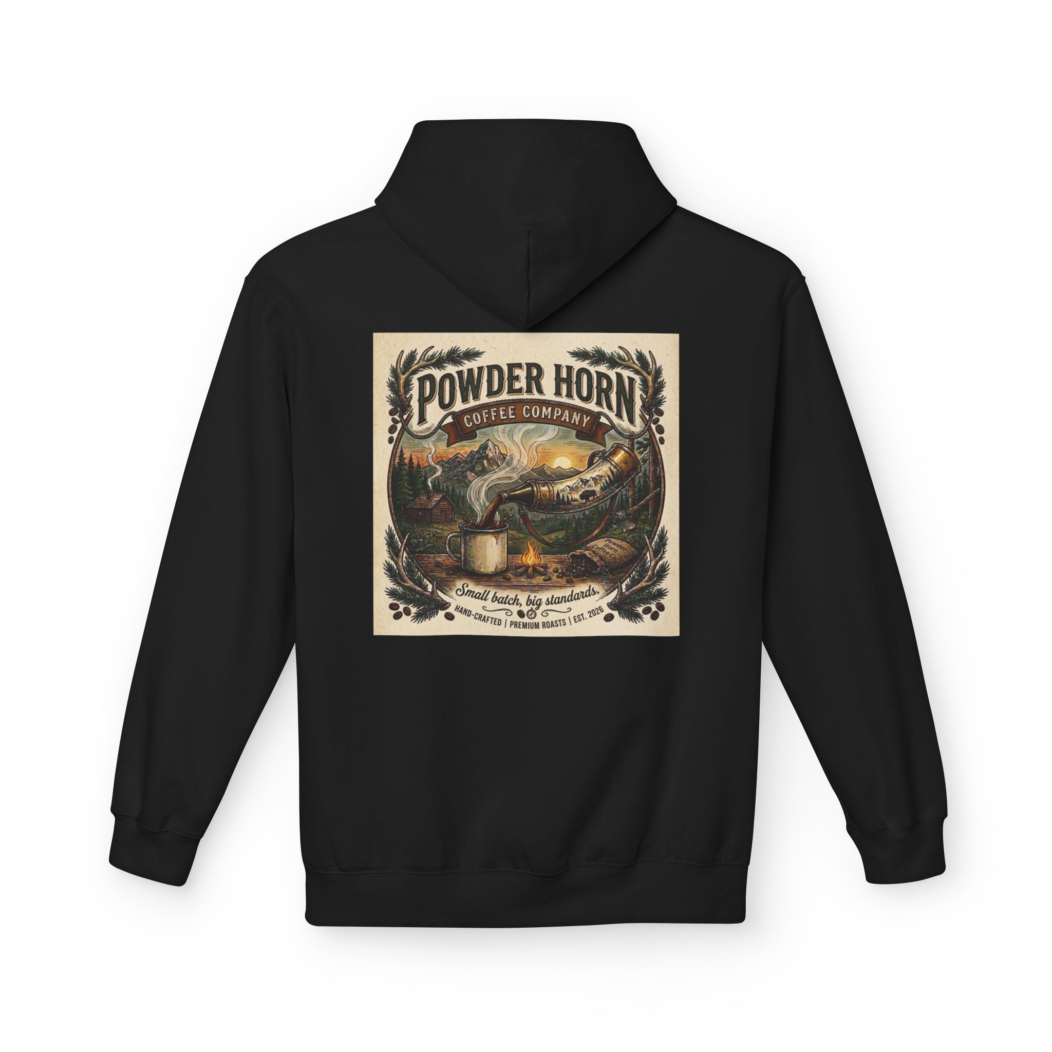 Powder Horn Vintage Hoodie