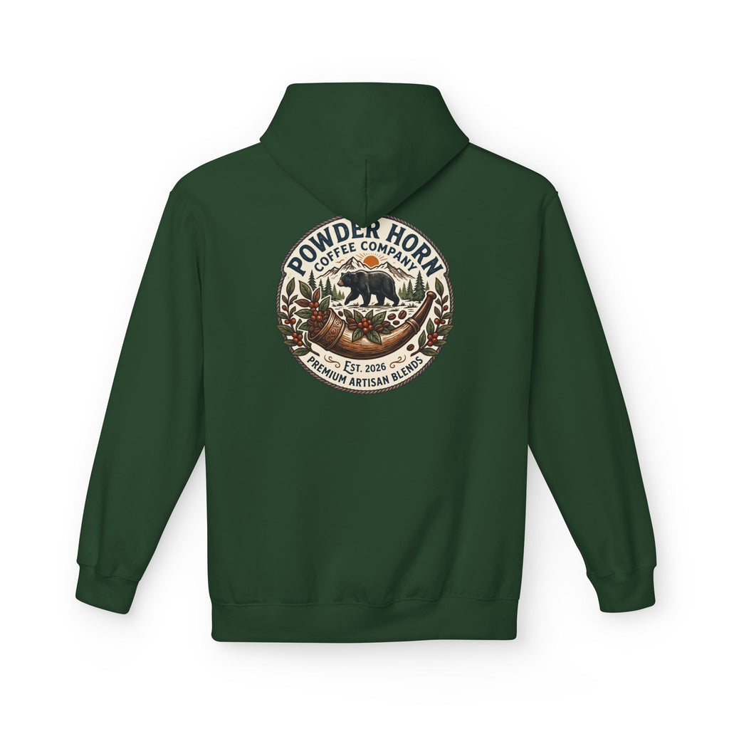 Powder Horn Bear Logo Hoodie