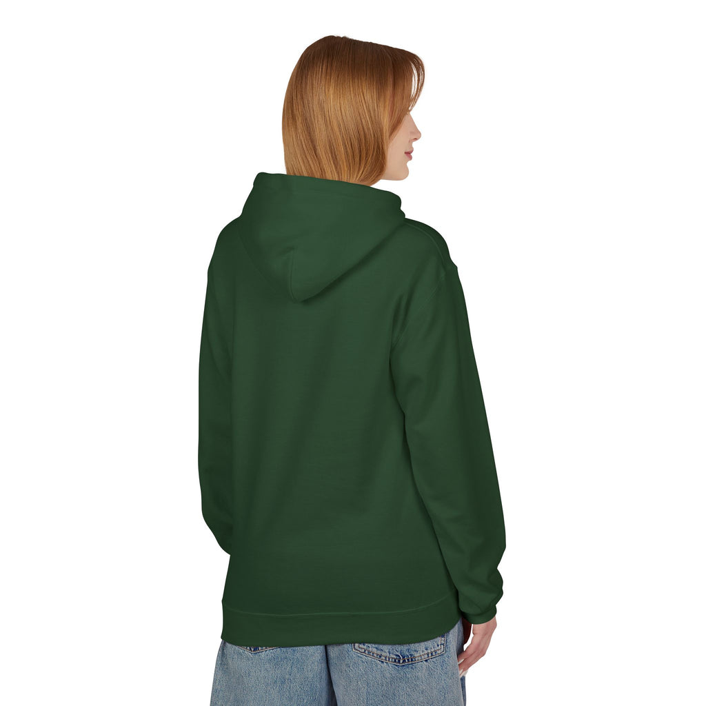 Powder Horn Hoodie / White Logo / Front Only