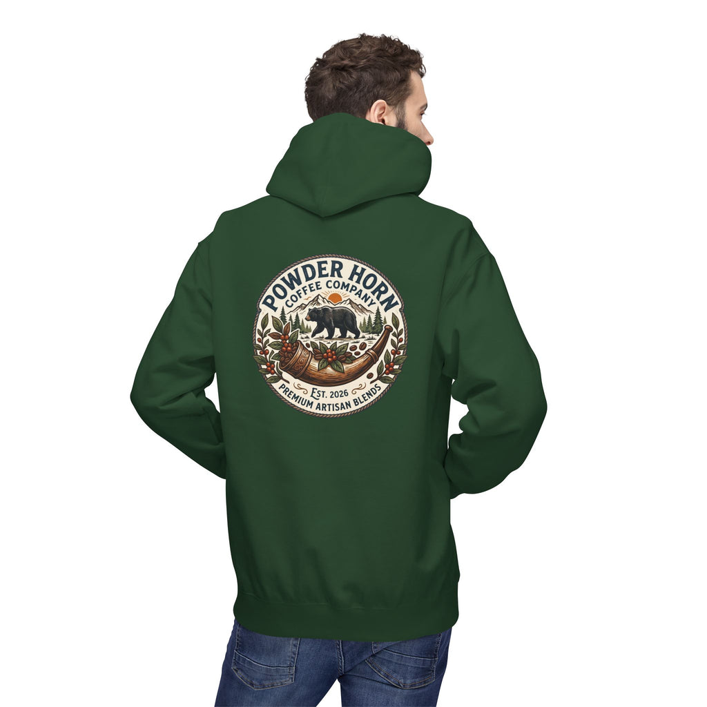 Powder Horn Bear Logo Hoodie