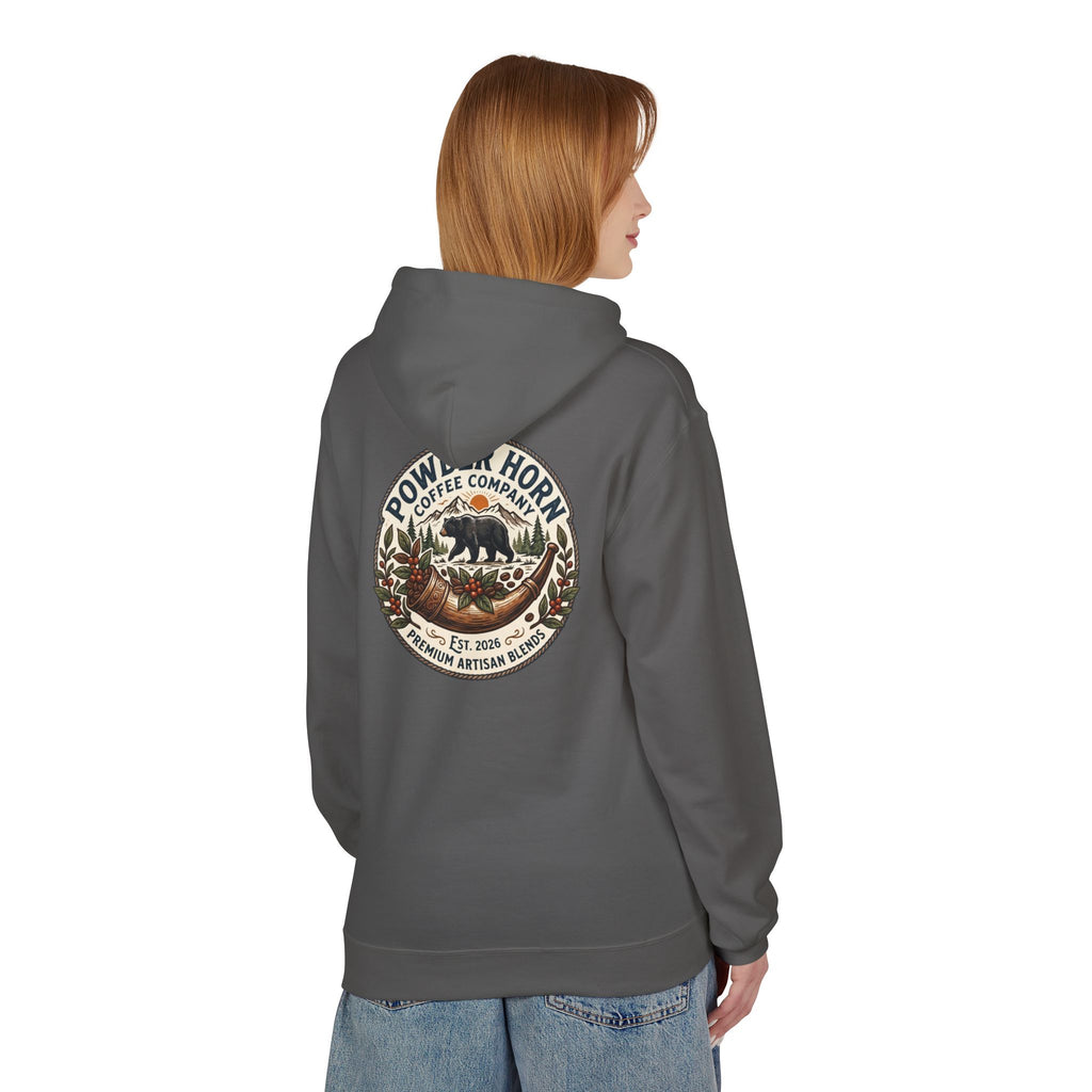 Powder Horn Bear Logo Hoodie