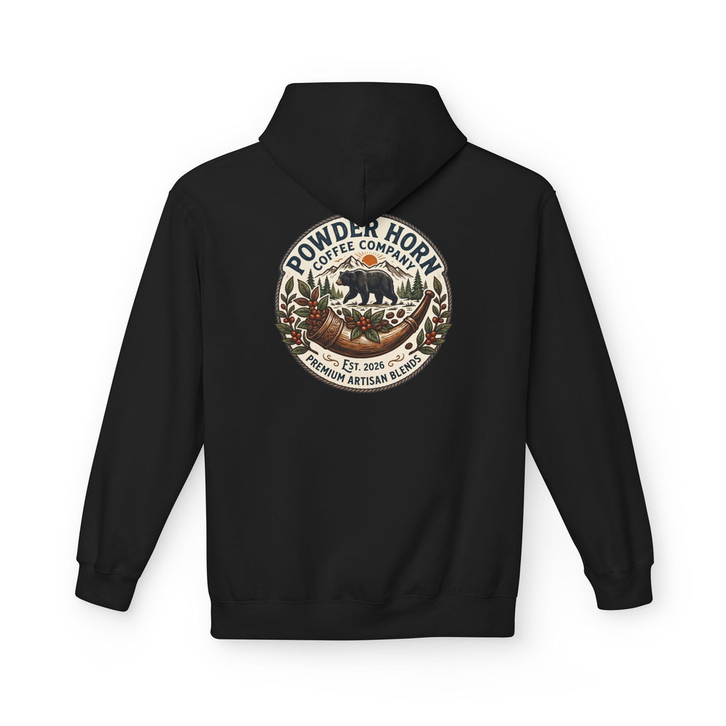 Powder Horn Bear Logo Hoodie