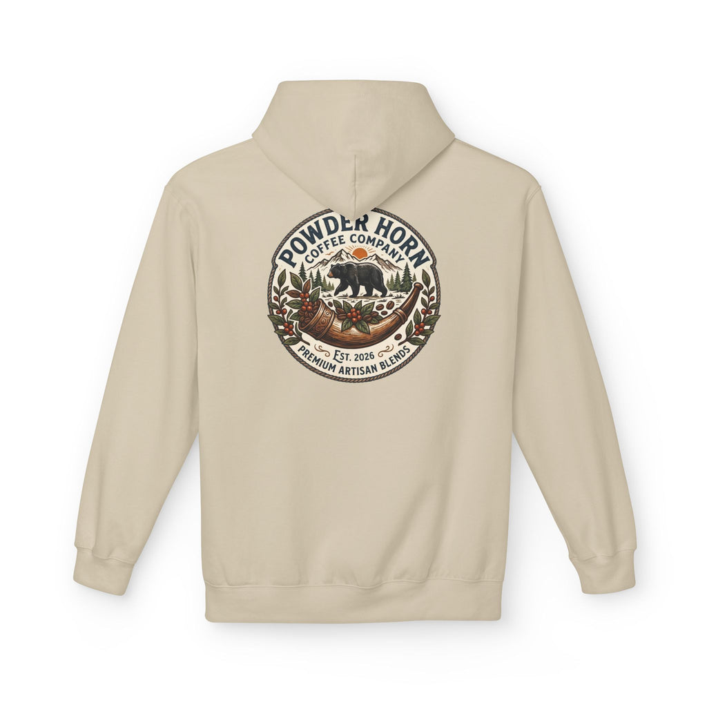 Powder Horn Bear Logo Hoodie