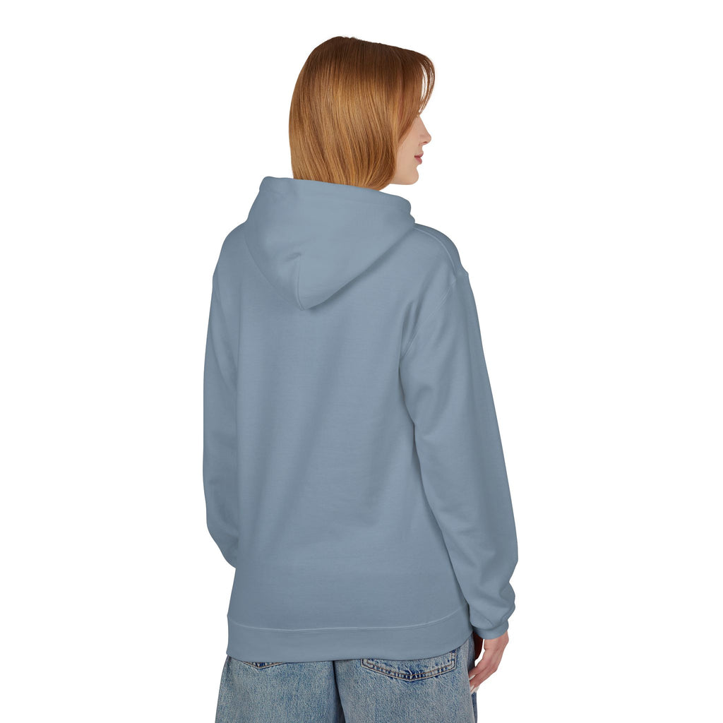 Powder Horn Hoodie / White Logo / Front Only