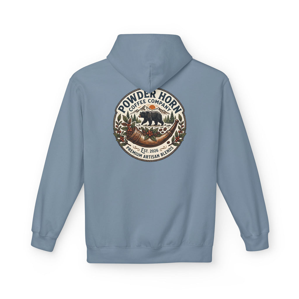 Powder Horn Bear Logo Hoodie
